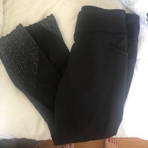 Lululemon running crops